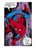 Marvel Comics Retro: The Amazing Spider-Man Comic Panel, Crawling Poster