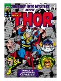 Marvel Comics Retro: The Mighty Thor Comic Book Cover 123, Mystery with Absorbing Man, Odin, Loki Prints