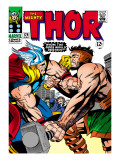 Marvel Comics Retro: The Mighty Thor Comic Book Cover 126, Hercules Giclée-Druck