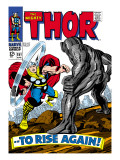 Marvel Comics Retro: The Mighty Thor Comic Book Cover 151 --To Rise Again! Prints