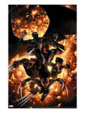 X-Force #12 Cover: X-23, Wolverine, Domino, Warpath and Archangel Reproducción en lienzo de la lámina por Crain Clayton X-Force #12 Cover: X-23, Wolverine, Domino, Warpath and Archangel Reproducción en lienzo de la lámina por Crain Clayton