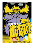 Infinity Gauntlet #2 Headshot: Thanos Reproducción en lienzo de la lámina por Perez George Infinity Gauntlet #2 Headshot: Thanos Reproducción en lienzo de la lámina por Perez George