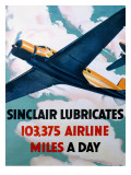 Sinclair Aircraft Motoroil Poster Prints