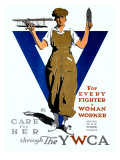 For Every Fighter a Woman Worker/United War Work C Prints