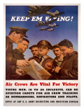 WWII US AAF 'Keep'em Flying' Posters