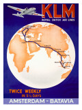 KLM Royal Dutch Airlines Poster Print