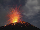 Krakatau Eruption, Sunda Strait, Indonesia Photographic Print