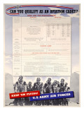 WWII US Army Air Forces Recruiting Poster Art
