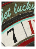 Vintage Roulette - Get Lucky Print by Lisa Weedn