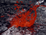 Erta Ale Fountaining Lava Lake, Danakil Depression, Ethiopia Photographic Print