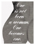 Woman Becoming Affiches par Lisa Weedn