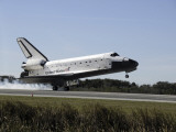 Space Shuttle Atlantis Touches Down at Kennedy Space Center, Florida Photographic Print