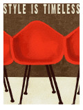 Le style est intemporel : fauteuils des années 50 Posters par Lisa Weedn