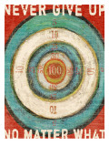 Vintage Dartboard Bullseye Prints by Lisa Weedn