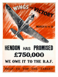 WWII 'Wings for Victory' Production Poster Posters