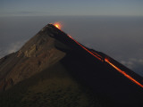 Fuego Lava Flow, Antigua, Guatemala Photographic Print