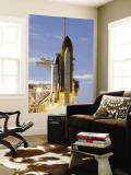 Space Shuttle Atlantis Lifts Off from its Launch Pad at Kennedy Space Center, Florida Mural Space Shuttle Atlantis Lifts Off from its Launch Pad at Kennedy Space Center, Florida Mural