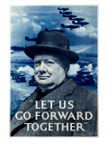 WWII RAF Churchill Spitfire Foto