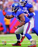 Justin Tuck 2010 Action Photo