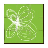 Atomic Floral Three Giclée-Druck von Jan Weiss