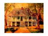 Old Louisiana Planters House reproduction procédé giclée par Diane Millsap