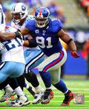 Justin Tuck 2010 Action Photo