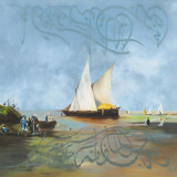 Bateaux du Nil Affiche par Sophie Le Dain