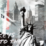 Statue de la Liberté Affiche par Gery Luger