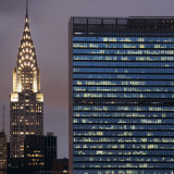 Chrysler and UN Buildings Prints by Torsten Hoffmann
