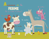 Animaux de la ferme Posters par Isabelle Jacque