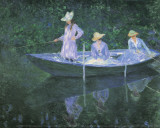 The Boat at Giverny Poster by Claude Monet