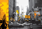 New York City in Yellow Posters par Cylia Woods