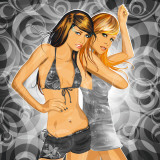 Silver Girls Prints by Mandy Reinmuth