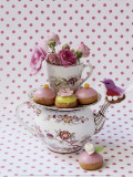 Cakes and Bird Kunst af Louis Gaillard