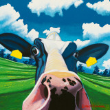Cow II, Nosey Cow Art par Eoin O'Connor