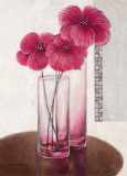 Three Hibiscus for You Print by Yves Blanc