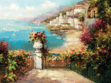 Overlooking the Harbor Posters av Peter Bell Overlooking the Harbor Posters av Peter Bell