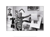 Pablo Picasso, Villa Californie, France Plakater av Rene Burri