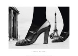 Shoes and Eiffel Tower, Paris, 1974 Poster by Frank Horvat