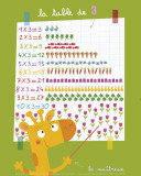 The 3 Times Table Poster von Isabelle Jacque