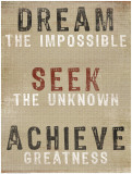 Dream The Impossible Posters Dream The Impossible Posters