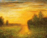 Evening Glow Print by Joseph P. Grieco