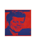 JFK Print by Andy Warhol