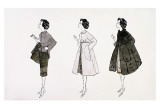 Three Female Fashion Figures, c.1959 Prints by Andy Warhol