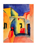 The Casbah Pósters por Auguste Macke