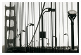 Golden Gate Bridge in Silhouette Affiches par Christian Peacock