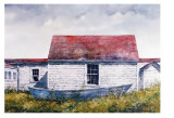 Blue Dory, Monhegan Poster autor B. Hendershot Blue Dory, Monhegan Poster autor B. Hendershot