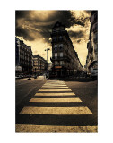 The Two Streets Print by Mark Verlijsdonk