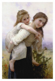 Not Too Much to Carry Print by William Adolphe Bouguereau