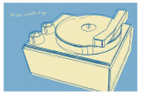 Lunastrella Record Player Arte por John Golden